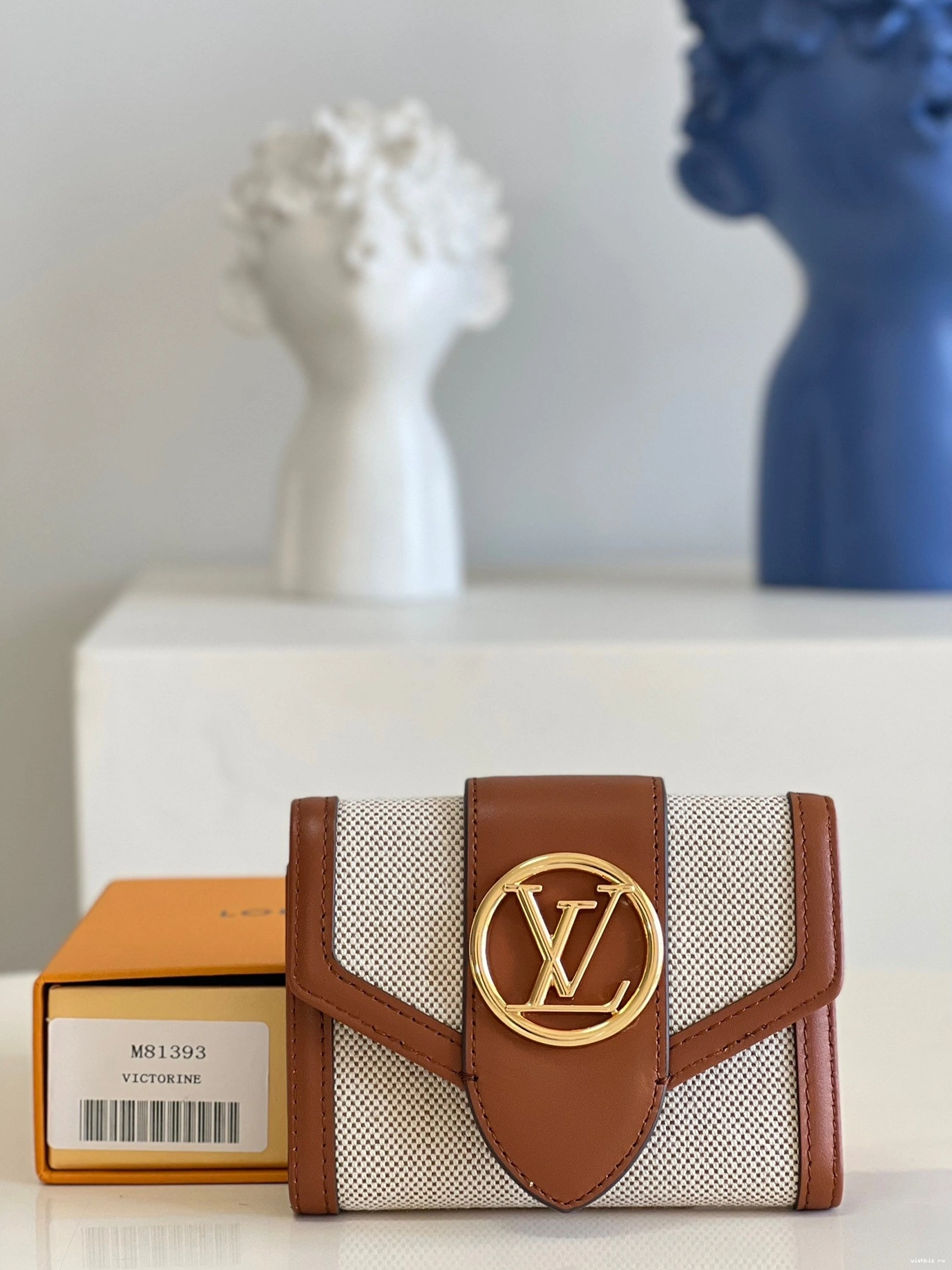 WIS LOUIS 9 VUITTON PONT WALLET COMPACT 0814